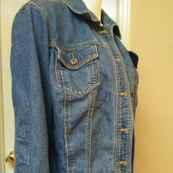 Christopher & Banks Jackets & Blazers - Christopher & Banks Denim Jacket L
